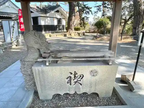 龍城神社の手水舎
