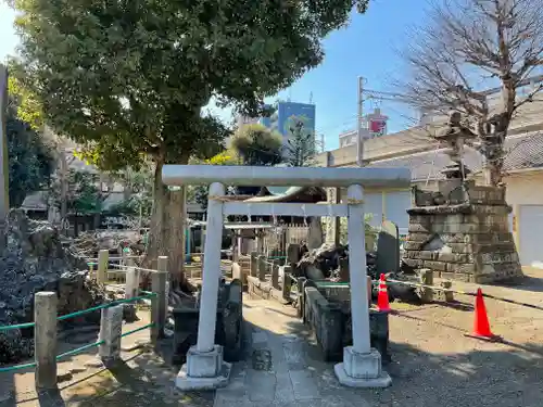 鮫州八幡神社の鳥居