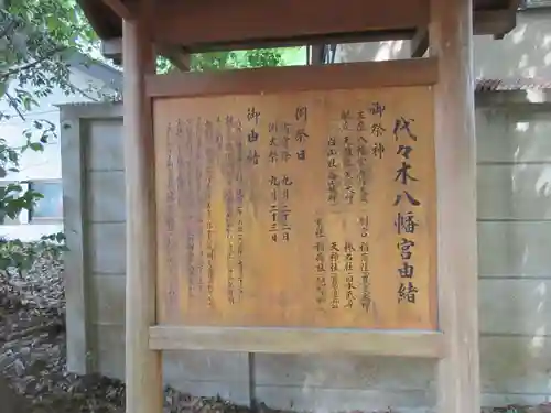 代々木八幡宮の歴史