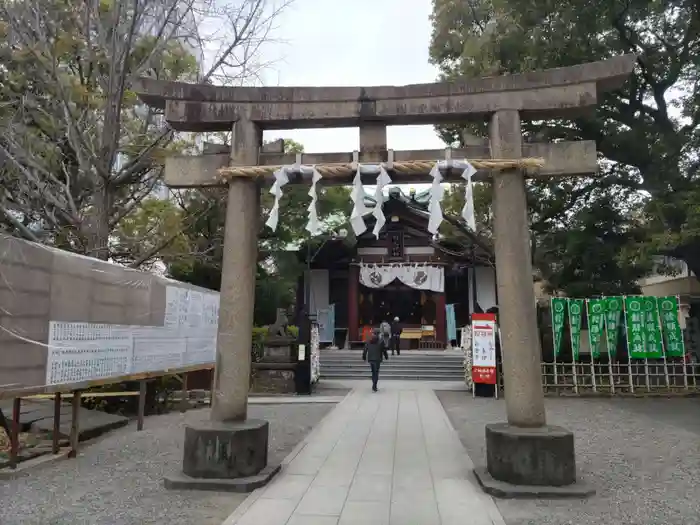 稲毛神社の鳥居