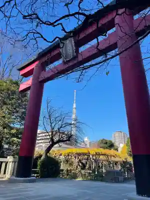 亀戸天神社の鳥居