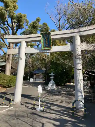磯良神社（疣水神社）の鳥居