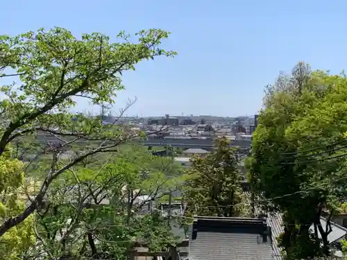 苫道国主神社の景色