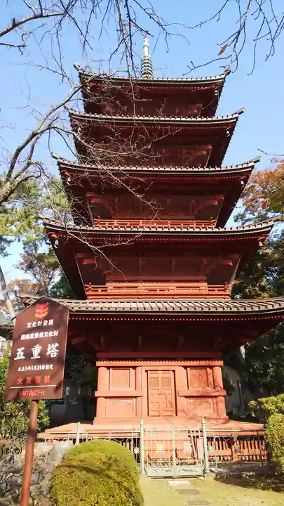 法華経寺の塔