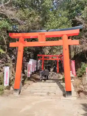 天開稲荷社の鳥居