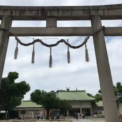 難波大社 生國魂神社の鳥居
