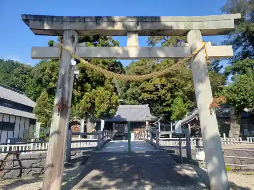 村國神社の鳥居