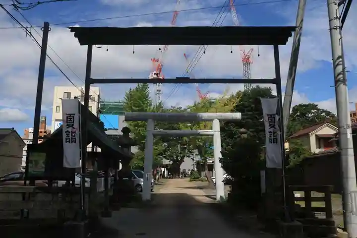 阿邪訶根神社の鳥居