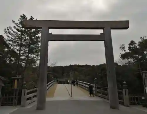 伊勢神宮内宮（皇大神宮）の鳥居