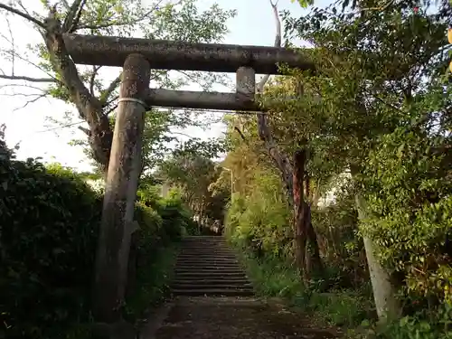 波波伎神社の鳥居