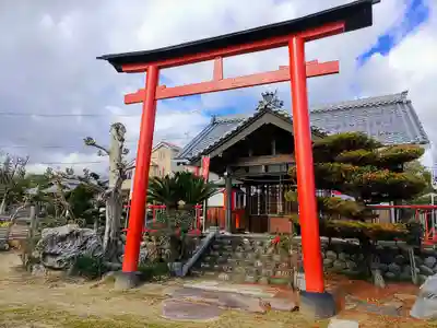 豊福稲荷社の鳥居