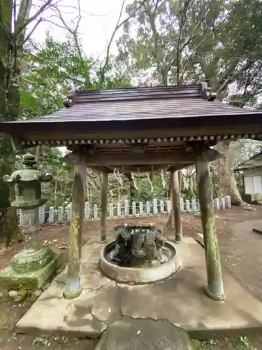 日隈神社の手水舎