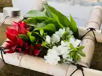 守りの神 藤基神社の手水舎