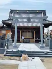 栗橋八坂神社の鳥居