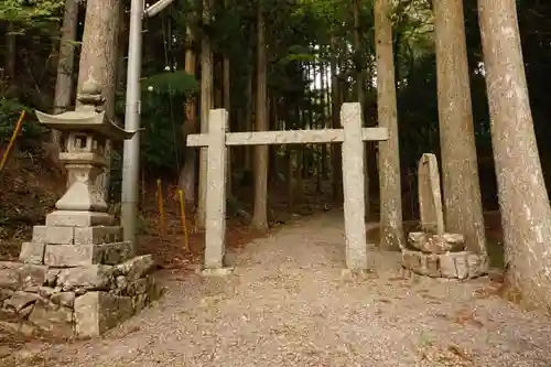 甘泉寺の鳥居