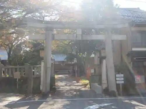 泉野菅原神社の鳥居