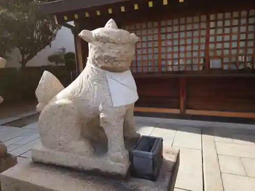 厄除の宮　駒林神社の狛犬