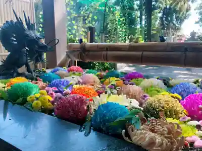 東海市熊野神社の手水舎