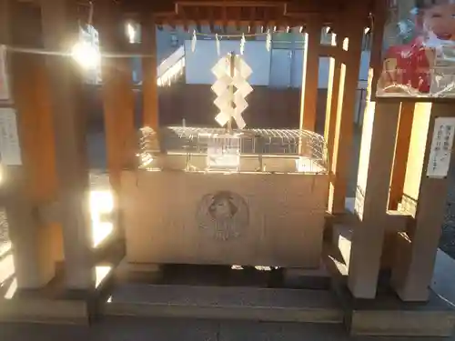 大鳥神社の手水舎