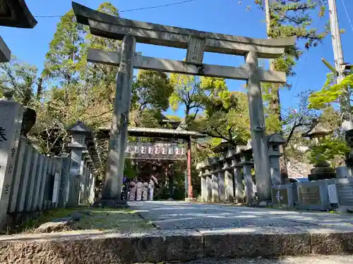 針綱神社の鳥居