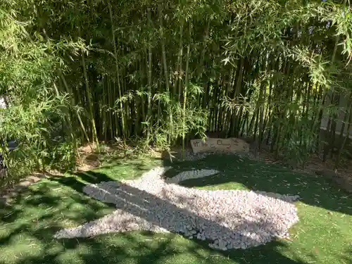 湯倉神社の庭園