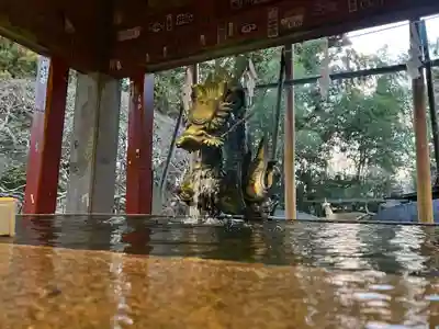 北口本宮冨士浅間神社の手水舎