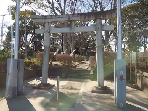 大熊杉山神社の鳥居