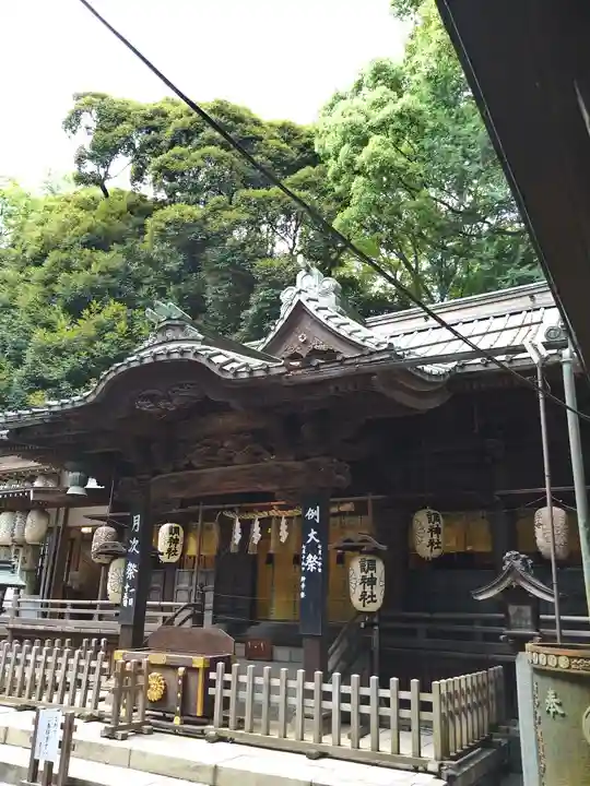 調神社の本殿・本堂
