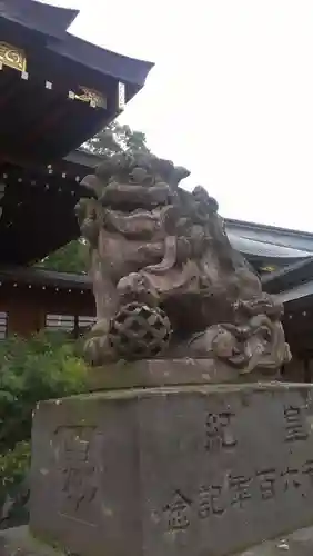 行田八幡神社の狛犬