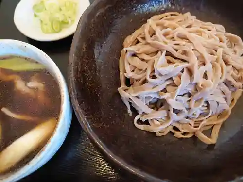 星置神社の食事