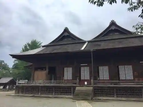 法華経寺の本殿・本堂