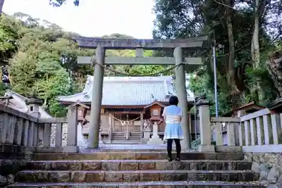 諏訪神社の鳥居
