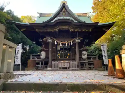 白旗神社の本殿・本堂
