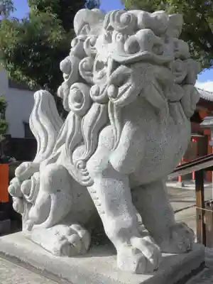 朝日神明社の狛犬