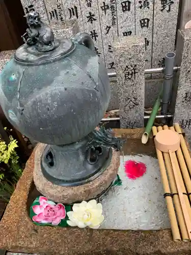 露天神社（お初天神）の手水