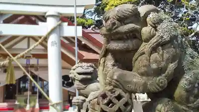 佐波波地祇神社の狛犬