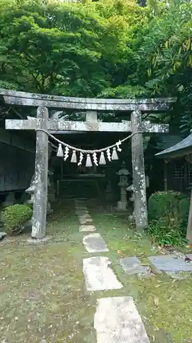 零羊崎神社の鳥居