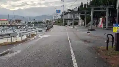 五色濱神社の景色