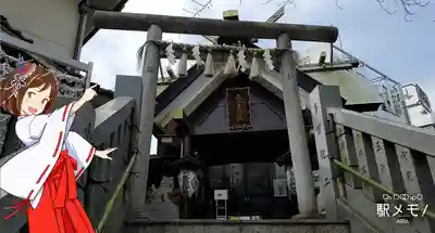元三島神社の鳥居