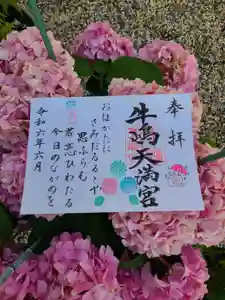 牛嶋天満宮の御朱印(2024年06月04日(火) 11時42分15秒投稿)