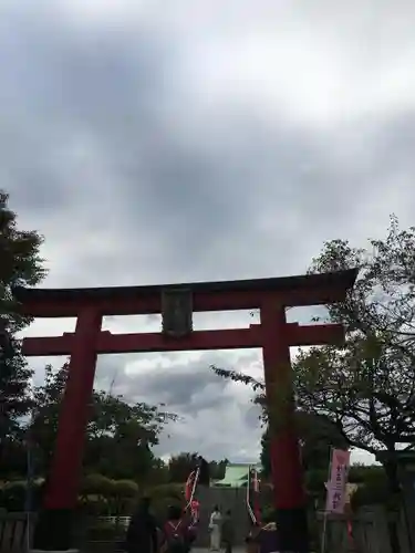 亀戸天神社の鳥居