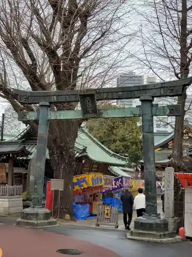 湯島天満宮の鳥居