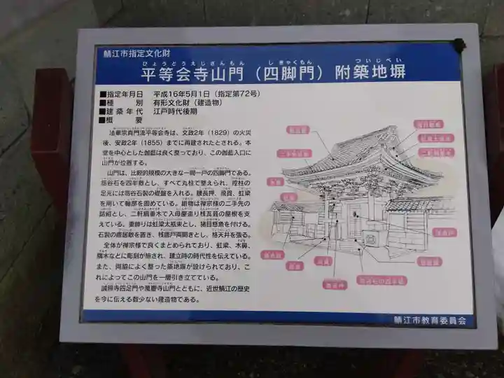 平等会寺(福井県)