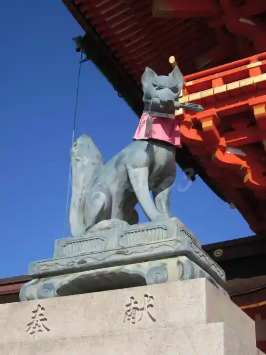 伏見稲荷大社の狛犬