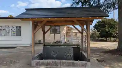 子鍬倉神社の手水舎