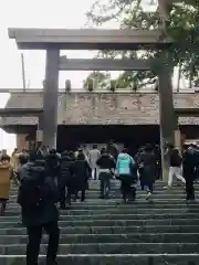 伊勢神宮内宮（皇大神宮）の鳥居