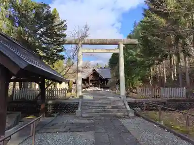 愛別神社の鳥居