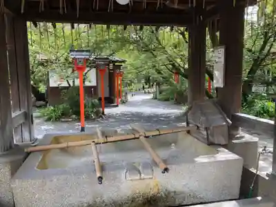 平野神社の手水舎