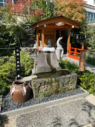 蛇窪神社の手水