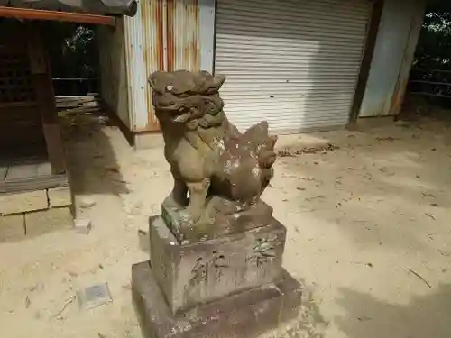 加茂健豆美命神社の狛犬